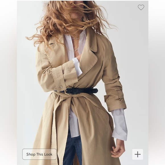 J. Crew Relaxed heritage trench coat in chino Light Khaki NEW BT324 - Picture 3 of 12